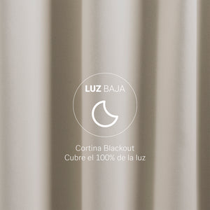 Cortinas Blackout Catania Beige