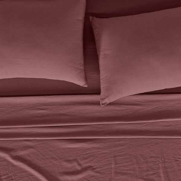 Sábanas Viasoft Washed Blush