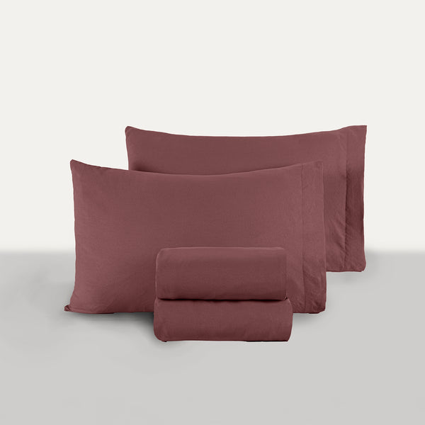 Sábanas Viasoft Washed Blush