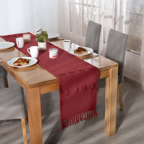 Camino De Mesa Mumbai Rojo GDE