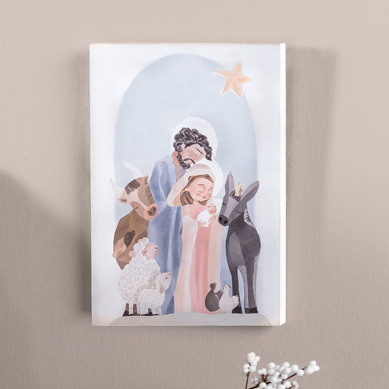 DECORACIÓN CUADRO NACIMIENTO -