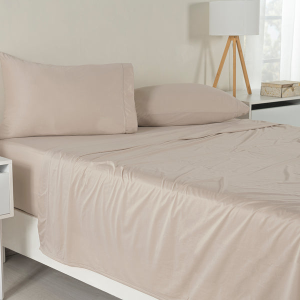 Sábanas Jersey Soft Almond QS