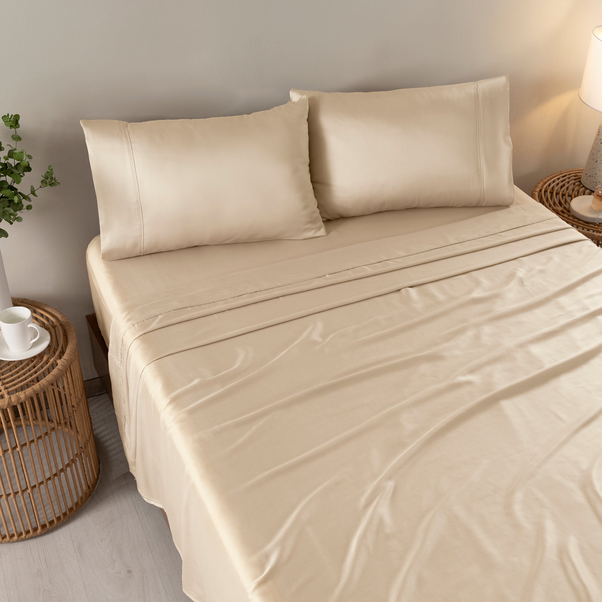 Sábanas Tencel Ivory KING SIZE