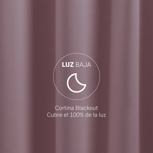 Cortinas Catania Mauve