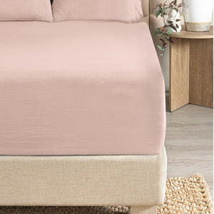 Sábanas Viasoft Washed Rosa MAT