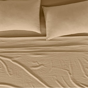 Sábanas Viasoft Washed Toffee
