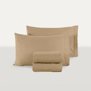 Sábanas Viasoft Washed Toffee