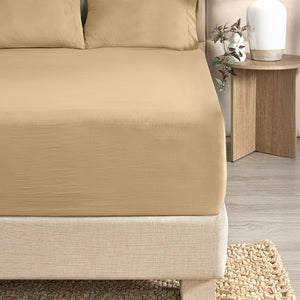 Sábanas Viasoft Washed Toffee MAT