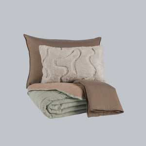 Juego De Edredón Matcha KS XL