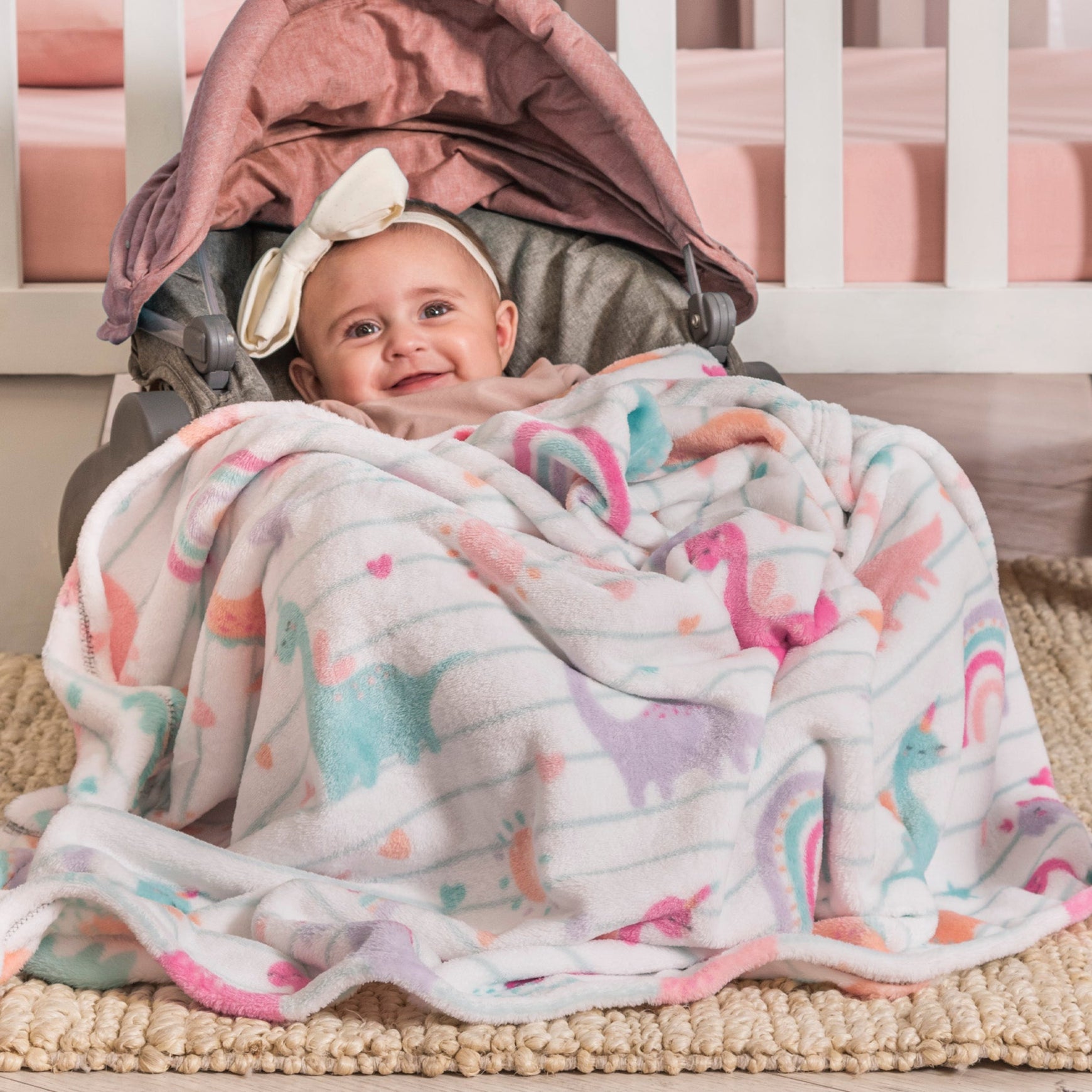 Cobertor Baby Ligero Sweet Dino CARRIOLA