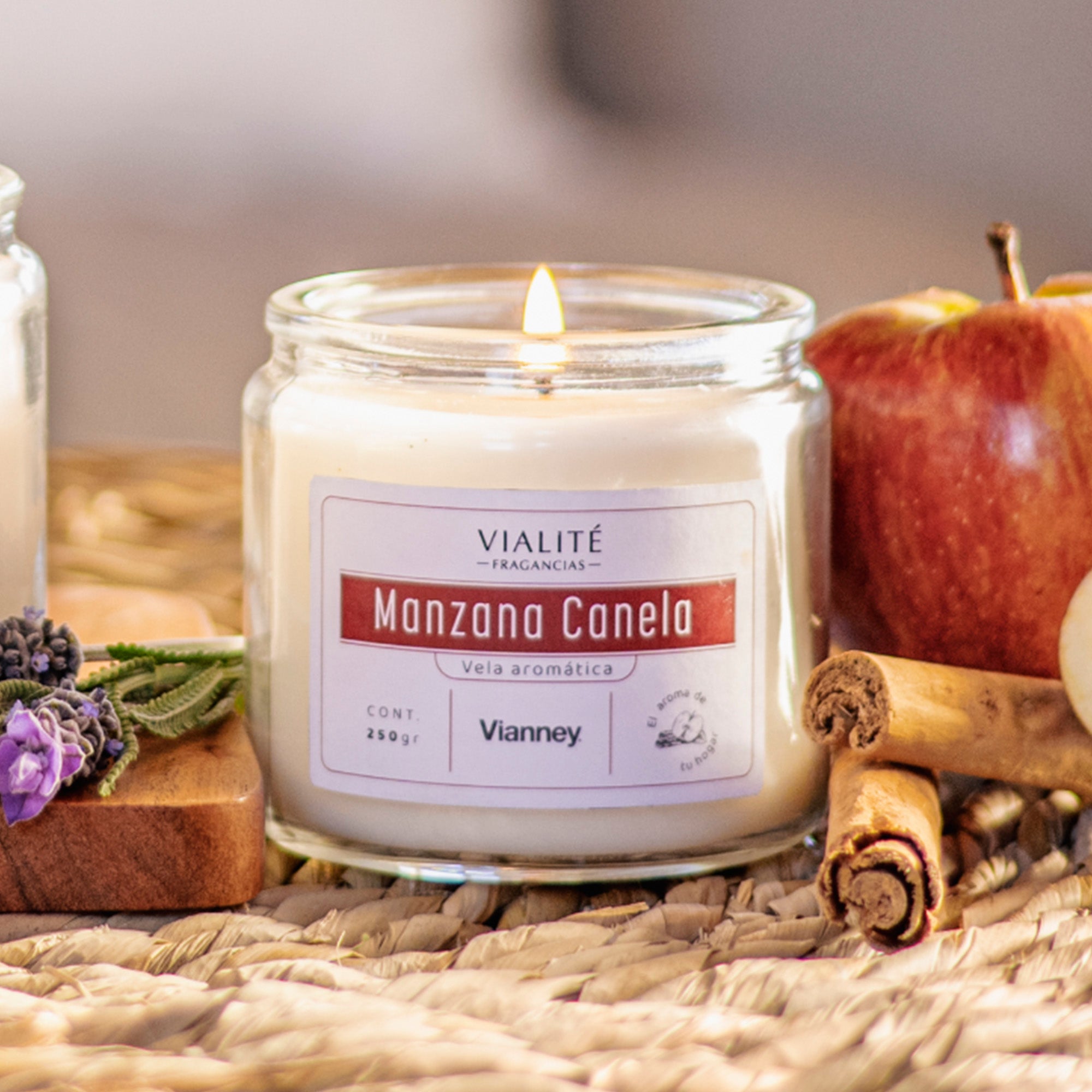 Vianney Home Velas Manzana-Canela 250 GR